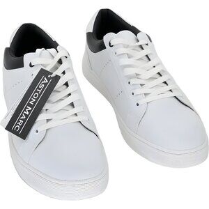 Aston Marc Stallion Comfort White Low-Top Sneakers Men's Casual 10M